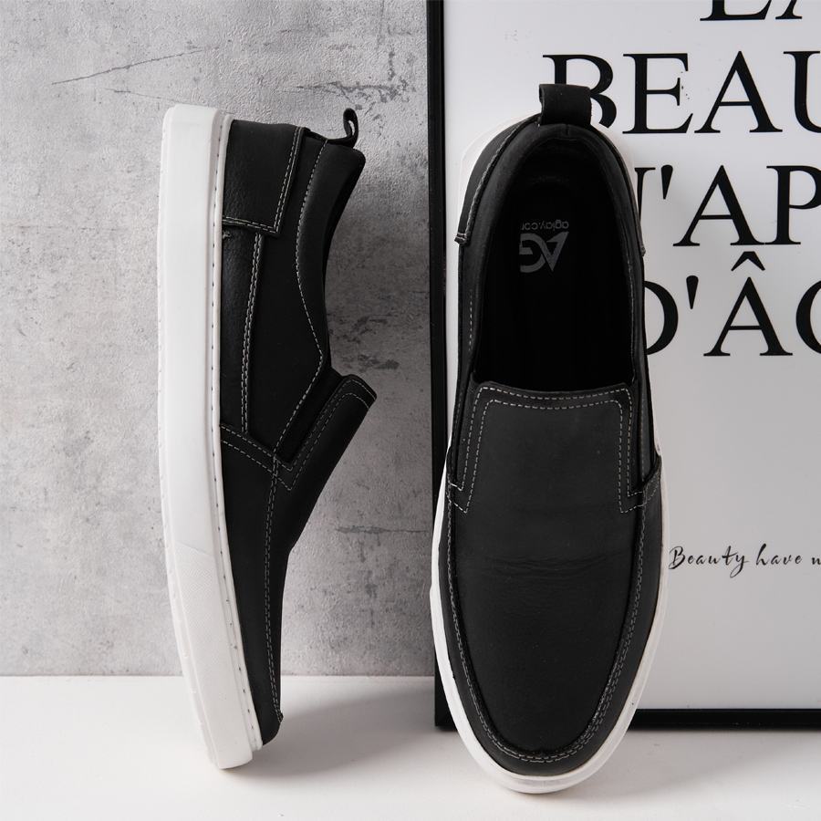 Giày Lười Da Bò Nam AG0165