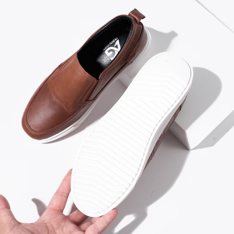 Giày Lười Da Bò Nam AG0165