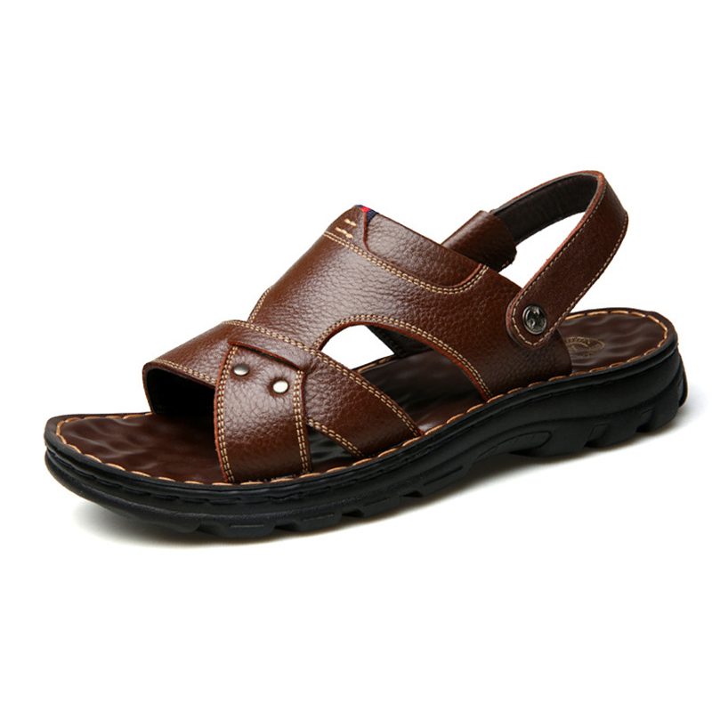 Dép Nam Da Bò Cao Cấp AG0260