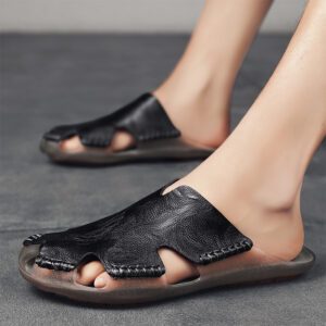 Dép Nam Da Bò Ag0243