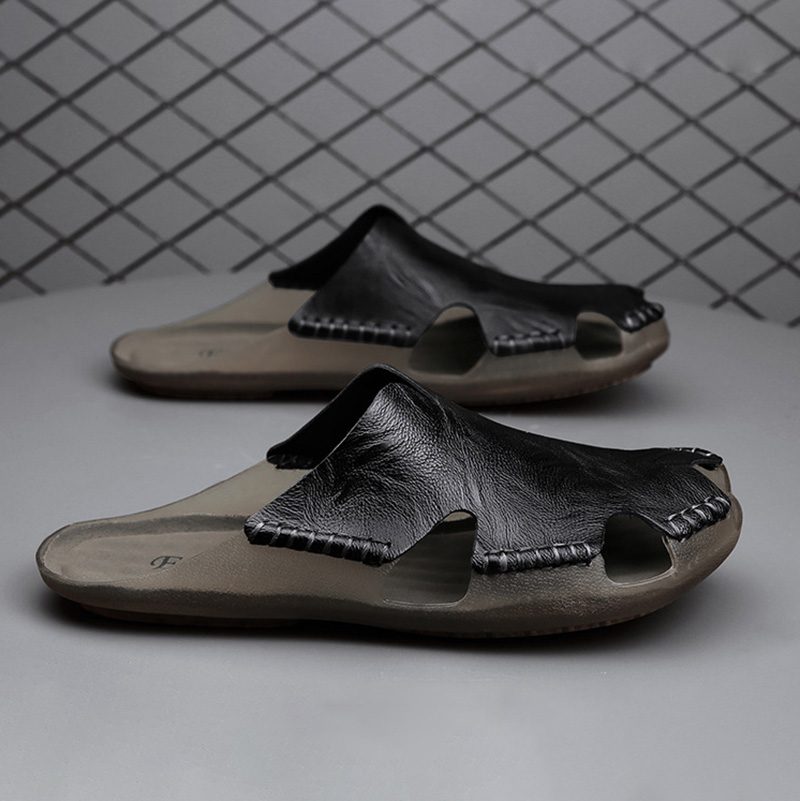 Dép Nam Da Bò Ag0243