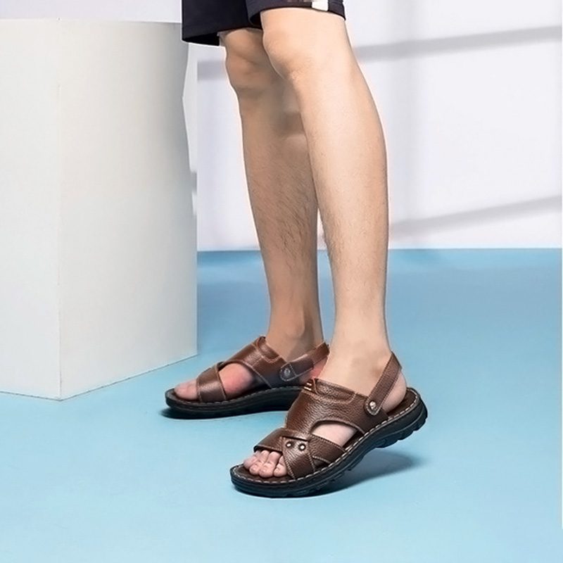 Dép Nam Da Bò Cao Cấp AG0260