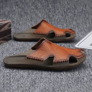 Dép Nam Da Bò Ag0243