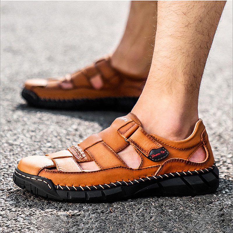 Giày Sandal Da Bò Nam AG0248