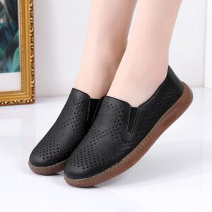 Giày Lười Nữ Da Thật AG0245