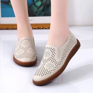 Giày Lười Nữ Da Thật AG0245