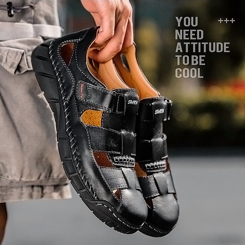 Giày Sandal Da Bò Nam AG0248