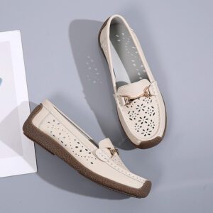 Giày Lười Nữ Da Thật AG0246