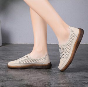 Giày Thể Thao Nữ Da Thật AG0247