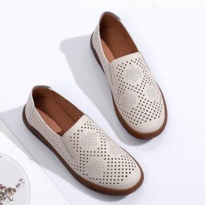 Giày Lười Nữ Da Thật AG0245