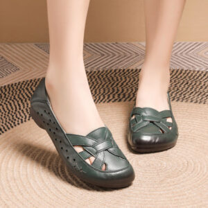 Giày Lười Da Nữ Cao Cấp AG0259