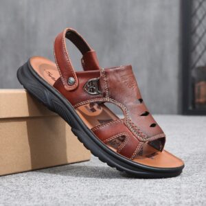 Dép Nam Da Bò AG0274