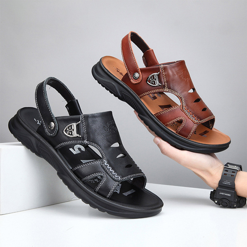 Dép Nam Da Bò AG0274