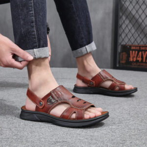 Dép Nam Da Bò AG0274