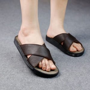 Dép Nam Da Bò Cao Cấp AG0261