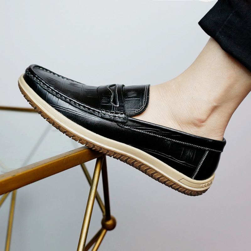 Giày Lười Nam Da Bò AG0277