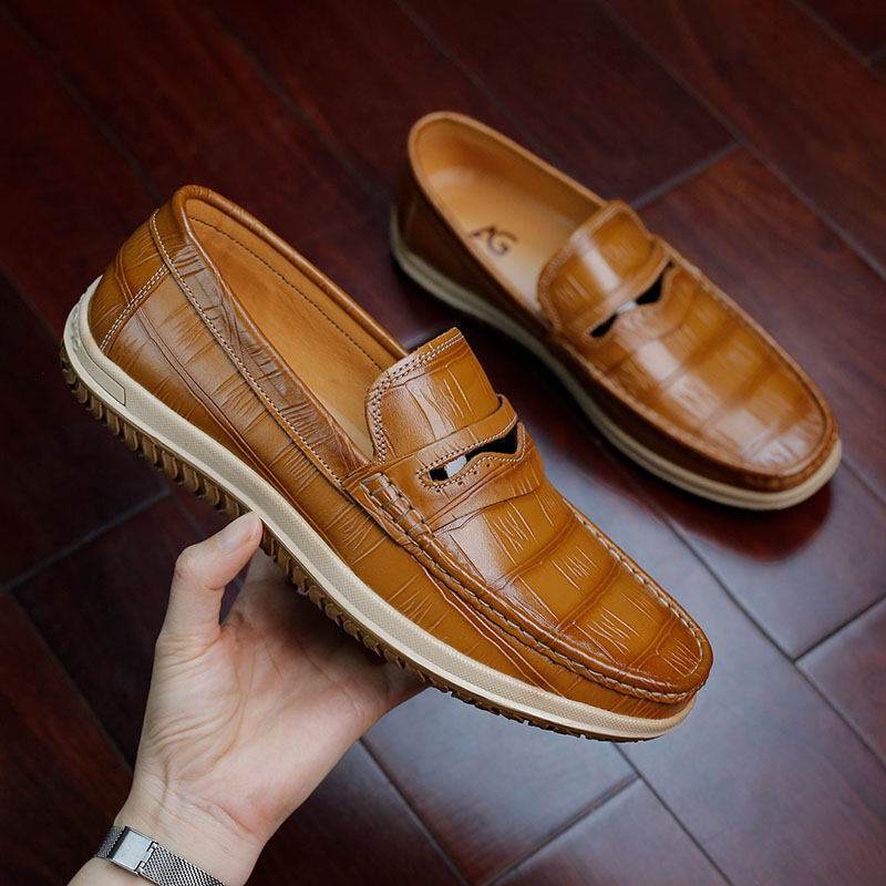 Giày Lười Nam Da Bò AG0277