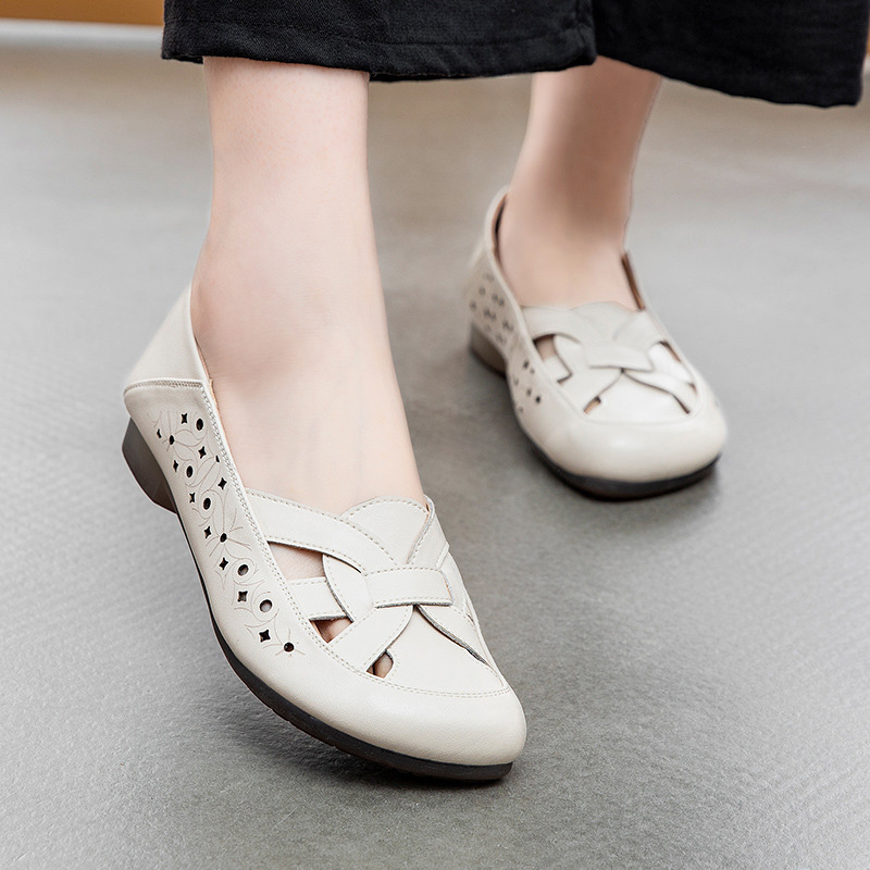 Giày Lười Da Nữ Cao Cấp AG0259