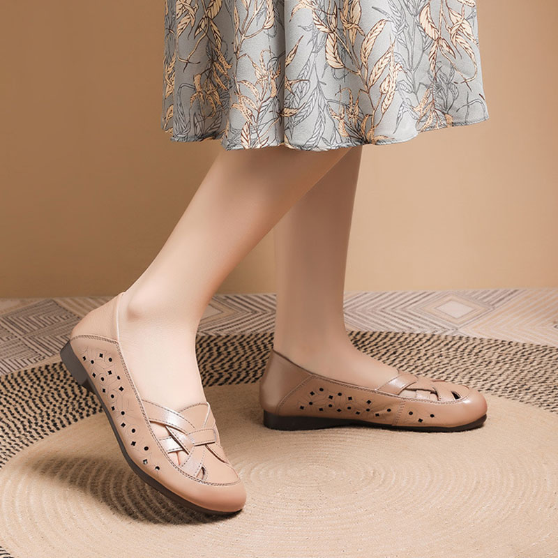 Giày Lười Da Nữ Cao Cấp AG0259