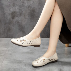 Giày Lười Da Nữ Cao Cấp AG0259