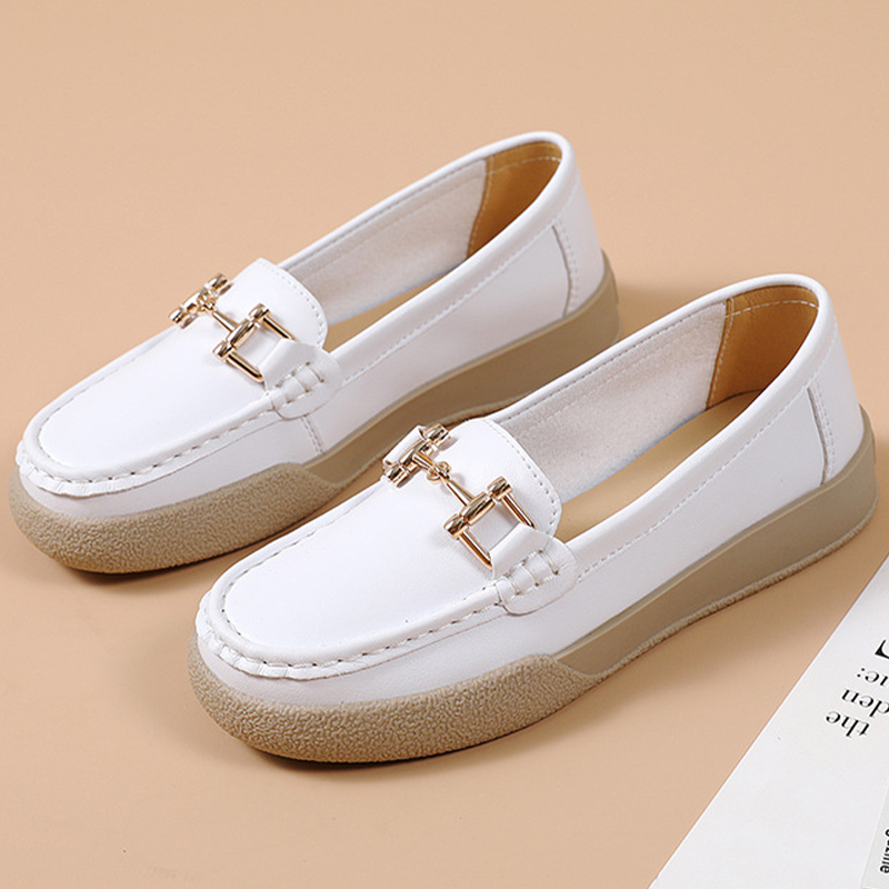 Giày Lười Nữ Da Cao Cấp AG0321