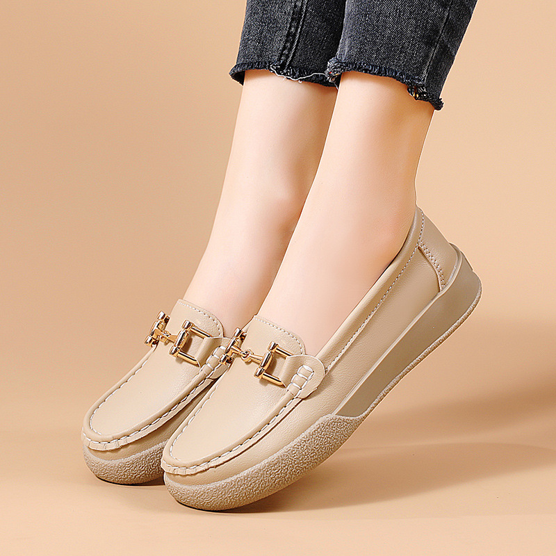 Giày Lười Nữ Da Cao Cấp AG0321