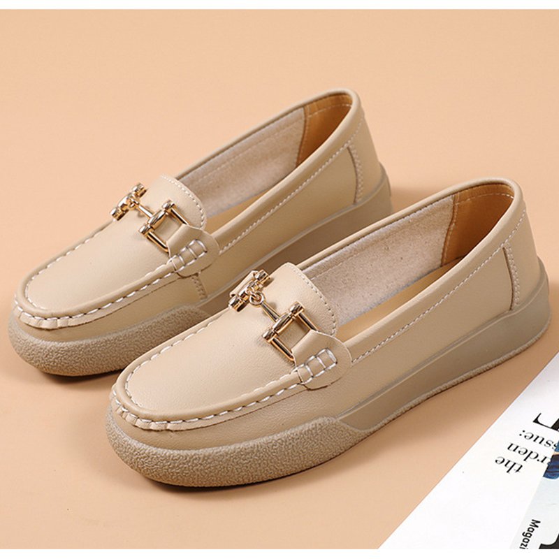 Giày Lười Nữ Da Cao Cấp AG0321