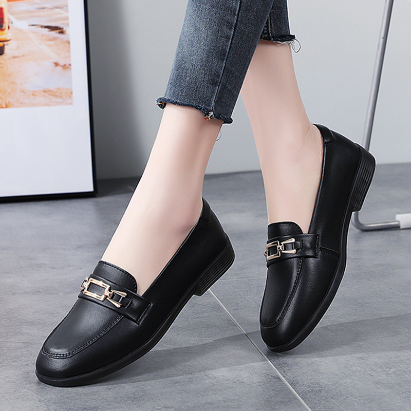 Giày Lười Nữ Da Cao Cấp AG0325