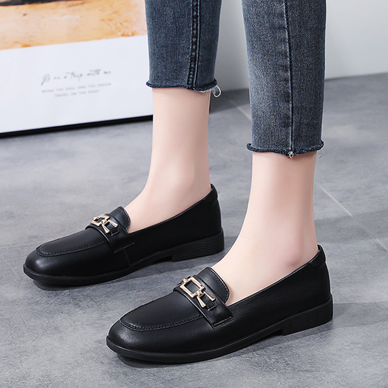 Giày Lười Nữ Da Cao Cấp AG0325