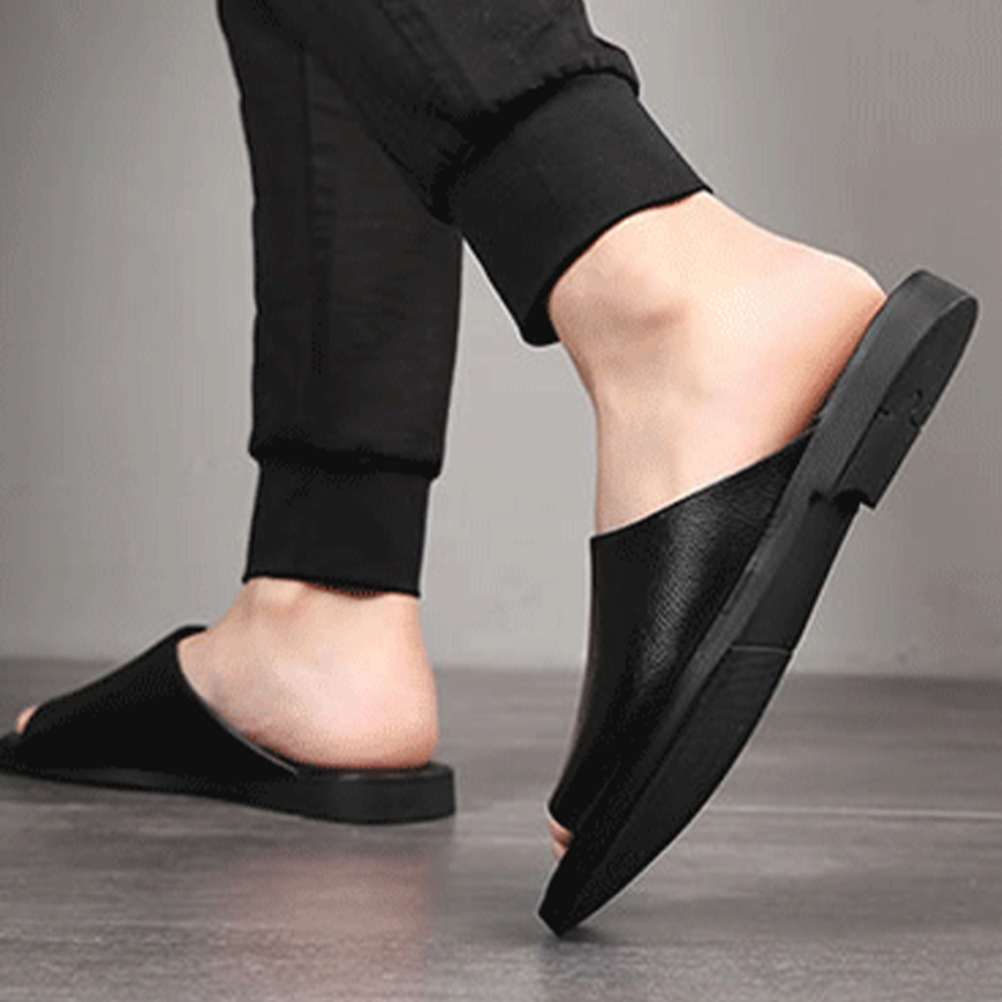 Dép Da Bò Nam Cao Cấp AG0332