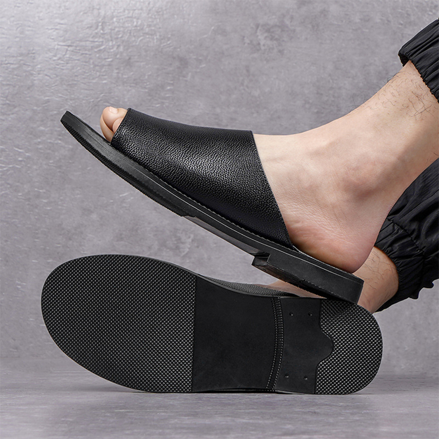 Dép Da Bò Nam Cao Cấp AG0332