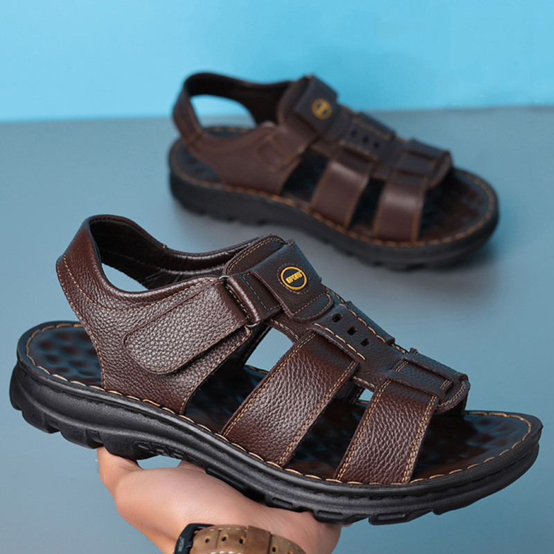 Dép Nam Da Cao Cấp AG0331