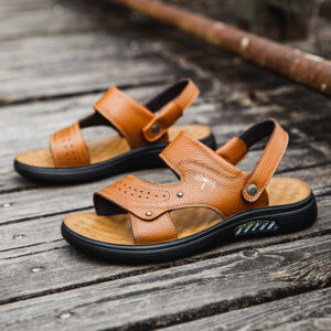 Dép Nam Da Bò Cao Cấp AG0338
