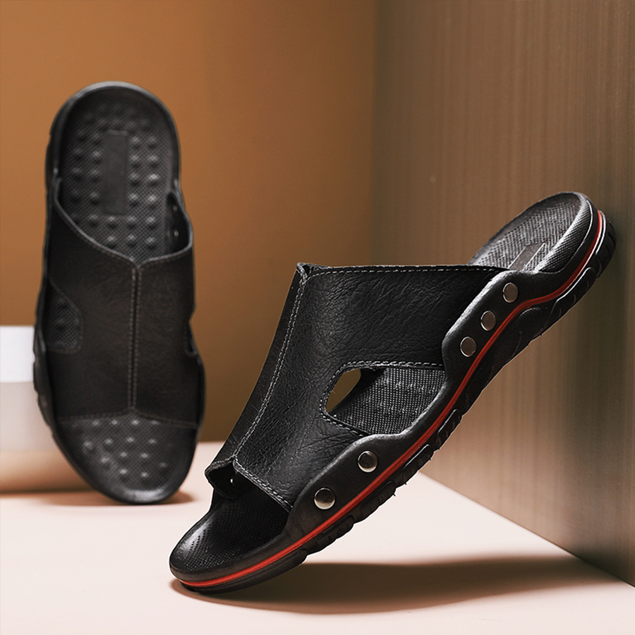 Dép Da Bò Nam Cao Cấp AG0343