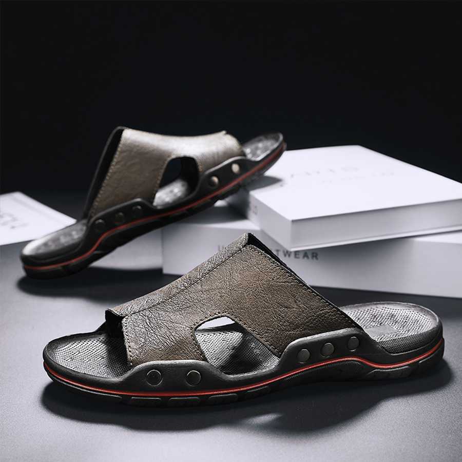 Dép Da Bò Nam Cao Cấp AG0343