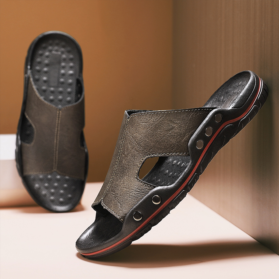 Dép Da Bò Nam Cao Cấp AG0343