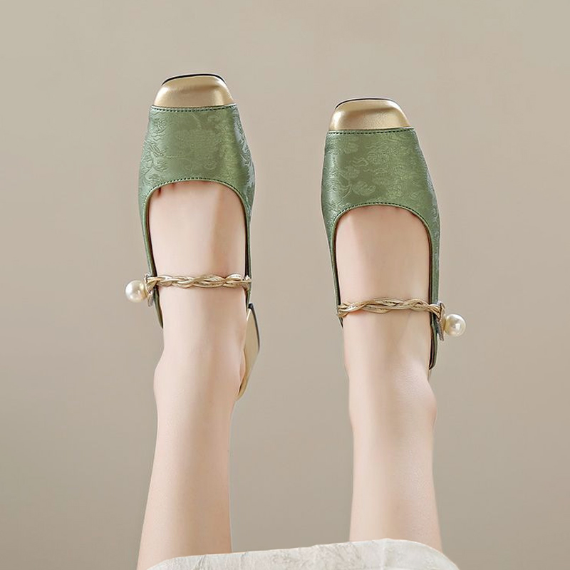 Giày Nữ Mule Cao 5Cm AG0015