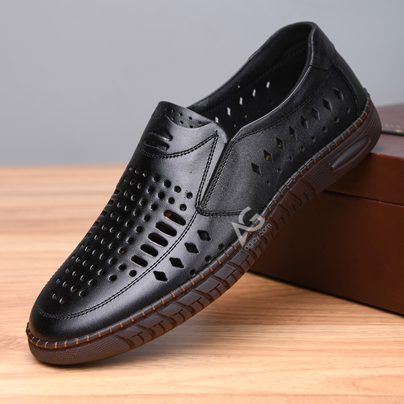 Giày Lười Nam Da Bò AG0001