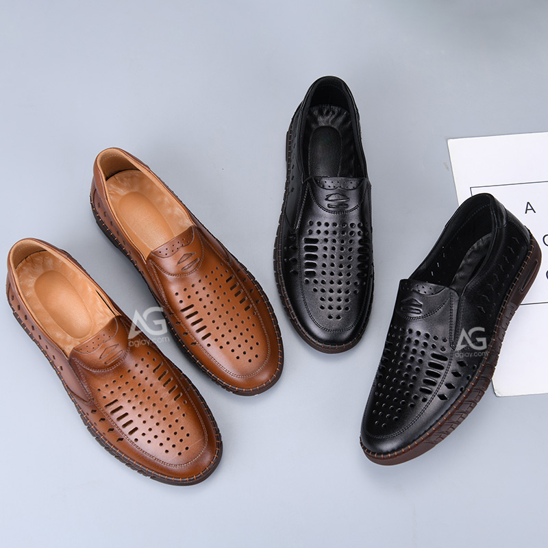 Giày Lười Nam Da Bò AG0001