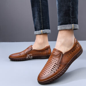 Giày Lười Nam Da Bò AG0001
