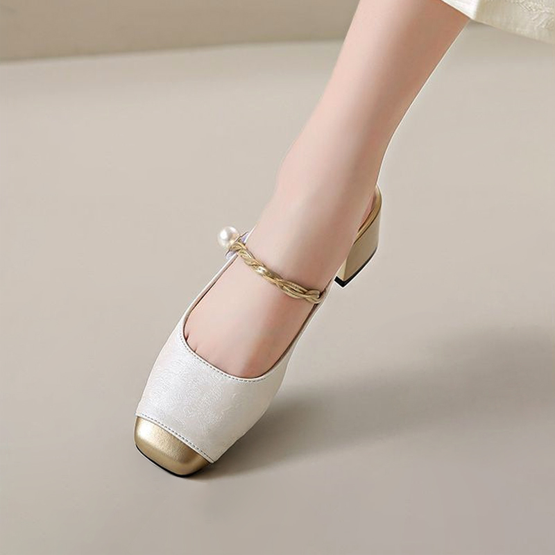 Giày Nữ Mule Cao 5Cm AG0015