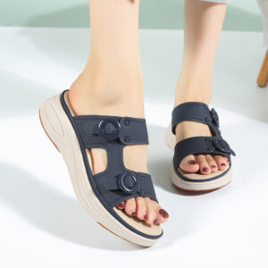 Dép Sandal Slip-On Nữ Đế Cao AG0061